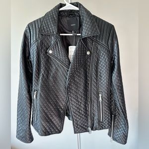 NEW With Tags Forever 21 Black Leather Jacket - Size Small